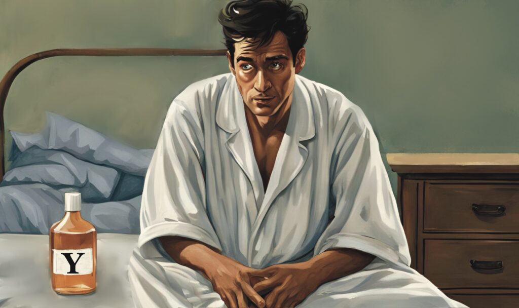 Man contemplates taking Yohimbe before bed